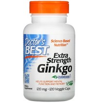 닥터스베스트 엑스트라 스트렝스 징코 120mg 베지 캡, 120개입, 5개