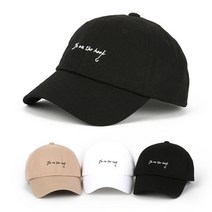 봄이다 온더훅 워싱 볼캡 야구모자 성인 남녀공용 프리사이즈 길이조절 코디 여성 남성 단체 커플우정 데일리 캐주얼 여행 가족 남자여자