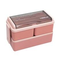 TUTU FEEL 직장인도시락통 전자렌지 가능, 1개, 벚꽃가루