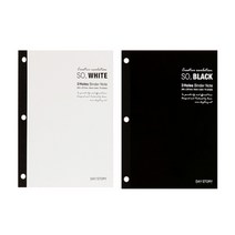 3공 포켓바인더 리필노트 1개입(색상랜덤)