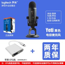 방송용 마이크 컴퓨터 녹음용 기기 강의용 게임용 음향, 블랙+애플컨버터블헤드