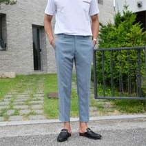 게리오 여름엔 시원한 아이스 린넨 수트 팬츠
