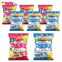 예이니식품 카수가이 쯔부구미 젤리빈 오리지널65g 4개+소다향65g 4개 (총8개) 과일포도사과복숭아콜라멜론