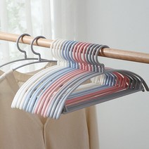 라이크홈즈 [10Pset] 디자인 예쁜 고리회전 옷걸이 4color, 10개입, 화이트