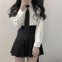 유니폼 정장 학생 유니폼 긴 소매 셔츠 재킷 스커트