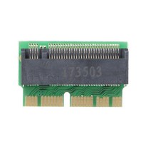PCIE M.2 NVME MACBOOK SSD 변환 어댑터 SSD 업그레이드 키트 2013 2014 2015 MacBook AIR A1465 A1466 PRO A1398 A1502, 검은색