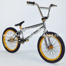 BMX 페그 입문용 묘기자전거 101075 정통 20 인치 성능 자동차 멋진 거리 스턴트 액션 자전거 제한, 금 도금