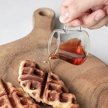 내열유리 에스프레소 유리 손잡이 샷잔 시럽잔 홈카페 바리스타 카페놀이 홈바리스타 용품 커피머신 필수품, 40ml (2p)