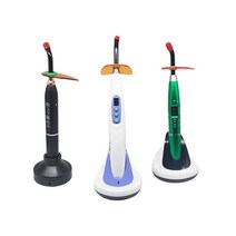 치과 구강 레진 광중합기 LED 감광 램프 돼지코 포함, LED 블랙