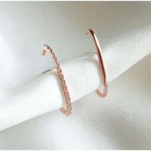 코코날다 공효진 정려원 은침 더블 이어커프 귀걸이 연예인패션 이어링