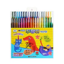 펜코리아(디오피스) 지구화학 투명이 색연필 12색 14색 16색 24색 32색 50색, 36색