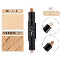 촉촉한 커버 커버력좋은 파운데이션 광채 스틱 물광 하이라이터 건성 복합성 매트 쿠션 컨실러 프라이머 블러셔 2021 뉴 핫 페이스 펜 롱래스팅 다크 서클 코렉터 코스메틱 2, 로터스 커피 색상