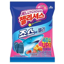 칠성 워터젤리 젤리추천 롯데 죠스바젤리 젤리셔스 과일젤리 대용량젤리 70G 8개, 10세트