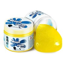 DNA MOTORING TOOLS-00147 (2팩) 자동차 클리닝 젤리 자동 디테일 도구 범용 클린 젤 자동 통풍구 공기 내부 가정 및 사무실 전자 키보드 클리너 (2개) 블루, Yellow
