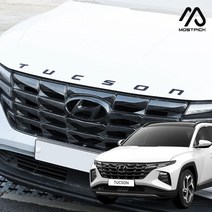 (모스트픽) 투싼 NX4 튜닝 투톤 레터링 아크릴 엠블럼 이니셜 로고 엠블렘 드레스업 용품 악세사리, (모픽) 프론트 엠블럼 1p - 화이트