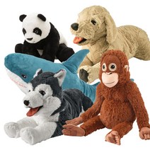 이케아 IKEA 정품 인형 리트리버 허스키 팬더 상어, 30cm