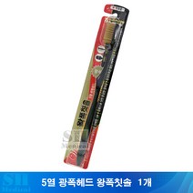 5열 광폭헤드 왕폭칫솔 1개
