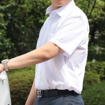스타일도사 남자와이셔츠 반팔 슬림핏 정장셔츠 빅사이즈 드레스셔츠 화이트셔츠 하객룩 오마샤리프