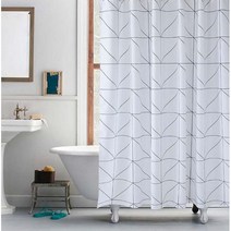 욕조 욕실 샤워 실 파티션 다이소 화장실 커튼 가림막, 13_핫바스 L180x180/YS-32