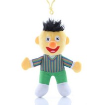 웃는엘모인형 엘모 굿즈 Elmo 세서미 스트리트 애착인형 15cm 쿠키 에린 버트 빅버드 인형 소프트 봉제, Ernie