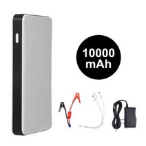10000mAh 점프 스타터 보조베터리 휴대용 충전기 시작 장치 5L 비상 자동차 배터리 점프 스타터 12V 400A 105167, US plug 2