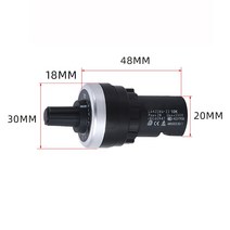 LA42DWQ-22 1K 2K 5K 22mm 직경 냄비 회전식 전위차계 변환기 거버너 arduino 용 인버터 저항 스위치, 04 3 천개 옴