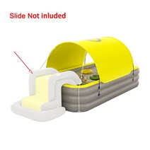 켠테이너 수영장 깊은 테라스 풀장 팝업 수영장 풍선 슬라이드 놀이터 공급 휴대용 물 레크리에이션 야외, 03 3m Yellow