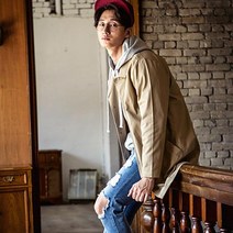 히즈스토리 남녀공용 봄가을용 베이직 싱글 트렌치 코트 하프코트 4컬러 M~XL사이즈까지 트렌치코트