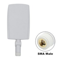 2.4G 12dbi 지향성 평면 패널 와이파이 안테나 원격 제어 무선 라우터 방수 신호 2400-2500MHz, 03 Type B SMA