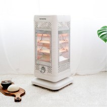 대웅 석영관 전기 히터 대형 오방난로 화이트