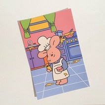 뚱땅 요리사 엽서