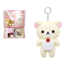 리락쿠마 코리락쿠마 캐릭터인형 키링 만들기 DIY 바느질키트 인형악세사리 마스코트 키홀더