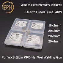 측량 용접BRH 섬유 레이저 손 용접 보호 렌즈 유리 WSX QiLin HanWei 용접기용 18*2/20*2/20*3/20*4mm 106, 02 20x2mm