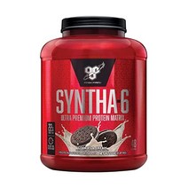 단백질 프로틴 BSN SYNTHA-6 Whey Protein Powder Micellar Casein Milk Isolate Banana 28 Servings (Packag, Cookies and Cream, 48 Servings (Pack of 1)