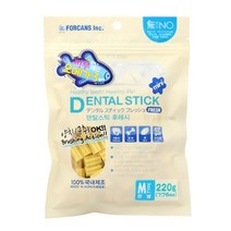 포켄스 강아지 덴탈스틱 후레쉬 오메가3 큰별 M 덴탈껌 220g