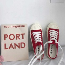 나미나라 캐쥬얼슈즈 봄나들이 캔버스블로퍼 나들이여행 기본 용뮬 스니커즈 9W8A3C8E