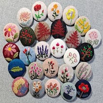 까사펠리즈 다양한 핸드메이드 프랑스 자수 엔틱 패션 원형 브로치 선물