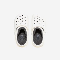 이랜드 [크록스][ABC마트키즈] CLASSIC LINED CLOG K CRS207010 WHITE/GREY_분당점