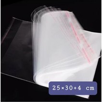 H 모터스 접착식 OPP봉투 25X30+4 (당일발송), 100장