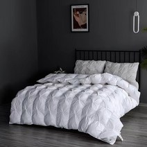 오리털 이불 duck down goose blanket 럭셔리 화이트 거위 깃털 이불 헤비 웨이트 더블 침대 담요 필러 솔