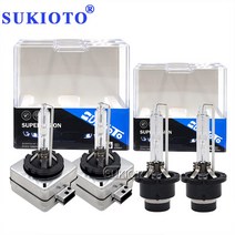 SUKIOTOD1S 교체용 HID 제온 전구 12V 35W D3S 자동차 4300K 헤드램프 개, 04 D3S, 04 8000K