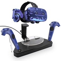 HTC 바이브 Pro 헤드셋 컨트롤러 AMVR 이중 다 접촉식 충전 스테이션 스탠드
