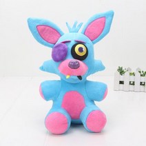 새로운 핫 25cm Fnaf 플러시 장난감 골든 프레디 Fazbear 망글 보니 폭시 봉제 인형 장난감 자매 위치 선물, blue foxy 25cm