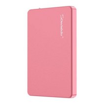 외장하드 첫번째테라외장하드 맥북외장하드 대용량외장하드 2.5 인치 휴대용 외장 하드 드라이브 첫번째t/500gb/2t USB3.0 보관 장치 데스크탑 노트북 320gb /250gb, [02] Pink, 05 1 테라바이트