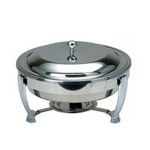 원형챠핑디쉬(금장 은장스텐드) 알콜용 전기용 14호 16호 JH-032, 은장-알콜용16호