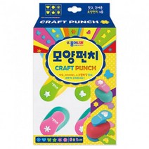 종이나라 모양펀치 소형 6종 - 34100 80838EA, 위드쇼핑 본상품선택