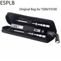 휴대용 다용도 공구 집 연장 가방 툴 백 벨트 파우치 오픈형 TS100 TS101 TS80P 납땜 인두 ES120 ES121 전기 스크루 드라이버 보관 지퍼 케이스 용 오리지널 도, [01] Original TS100 Bag