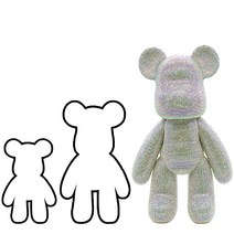 파티지엥 대형 베어브릭 큐빅 비즈 보석십자수 diy, 1. 라지 브라이드화이트