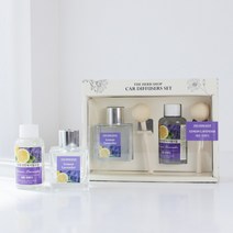 더허브샵 차량용 디퓨져 본품 50ml + 리필 50ml 선물세트, 레몬라벤더, 1세트