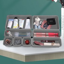 사무실 서랍 분리수납 집기류 수납하칸정리함 데스크테리어, 화이트